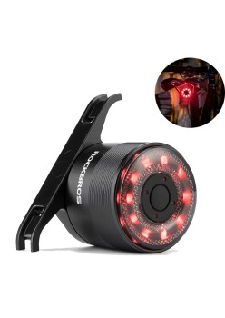 Stop de Bicicleta 300mAh, cu 7 culori - RockBros Tail LED Light (Q1) - Black