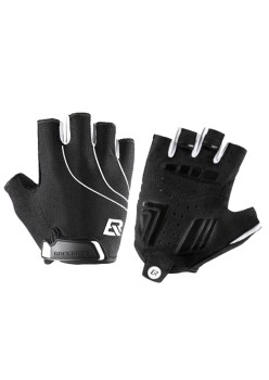 Manusi pentru Ciclism Marimea L - RockBros Fingerless Gloves (S107-L) - Black