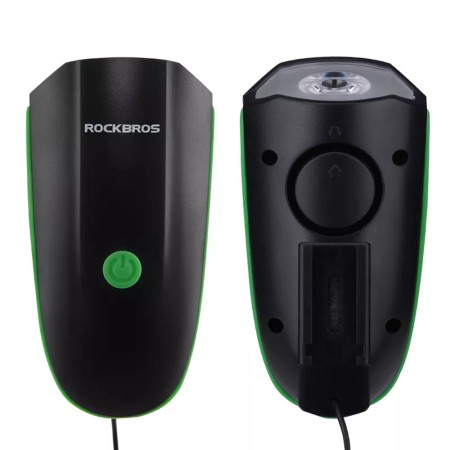 Lanterna pentru Bicicleta 1200mAh, 250lm - RockBros Front T6 LED (7588-G) - Green
