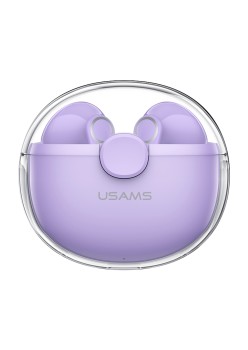 Casti Bluetooth Wireless Stereo - USAMS BU12 Series Dual-Channel (BHUBU02) - Purple
