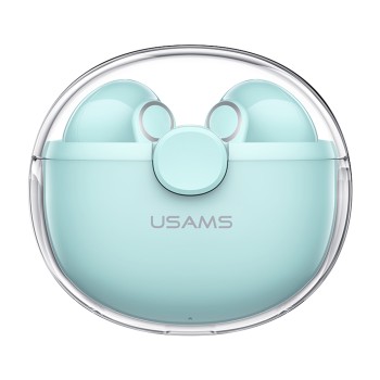 Casti Bluetooth Wireless Stereo - USAMS BU12 Series Dual-Channel (BHUBU03) - Green