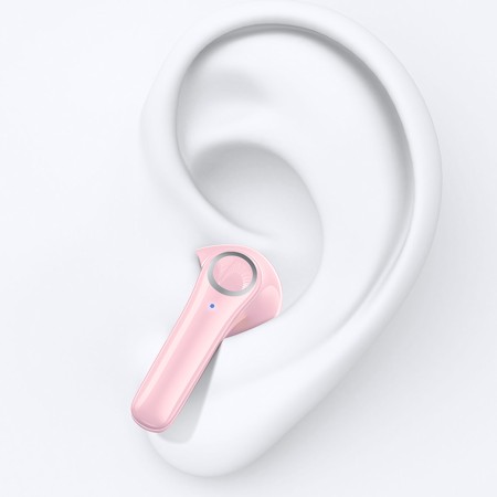 Casti Bluetooth Wireless Stereo - USAMS BU12 Series Dual-Channel (BHUBU04) - Pink