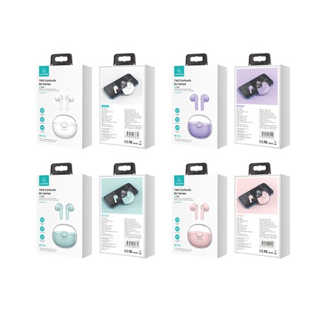 Casti Bluetooth Wireless Stereo - USAMS BU12 Series Dual-Channel (BHUBU04) - Pink