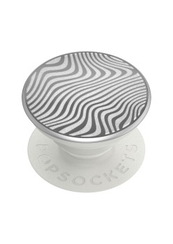Suport pentru telefon - Popsockets PopGrip - Terrain Wave metalic