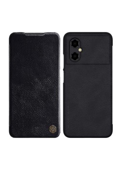 Husa pentru Xiaomi Poco M4 5G - Nillkin QIN Leather Case - Black