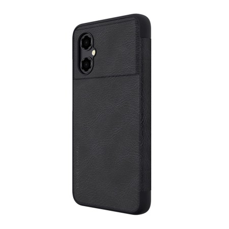 Husa pentru Xiaomi Poco M4 5G - Nillkin QIN Leather Case - Black