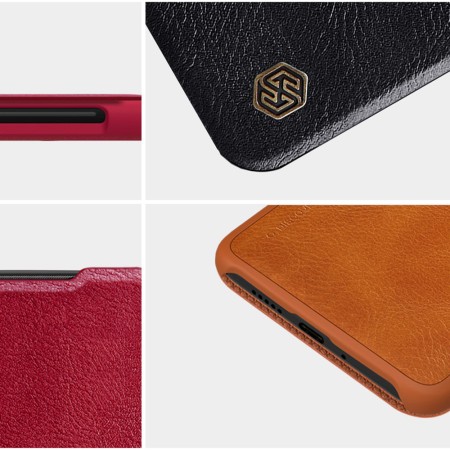 Husa pentru Xiaomi Poco M4 5G - Nillkin QIN Leather Case - Black