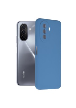 Husa pentru Huawei nova Y70 - Techsuit Soft Edge Silicone - Denim Blue