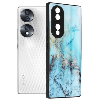 Husa pentru Honor 70 - Techsuit Glaze Series - Blue Ocean