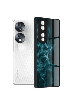 Husa pentru Honor 70 - Techsuit Glaze Series - Blue Nebula
