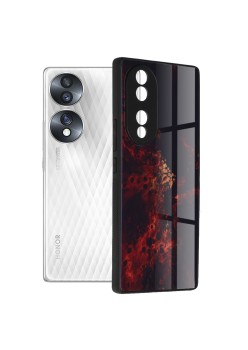 Husa pentru Honor 70 - Techsuit Glaze Series - Red Nebula