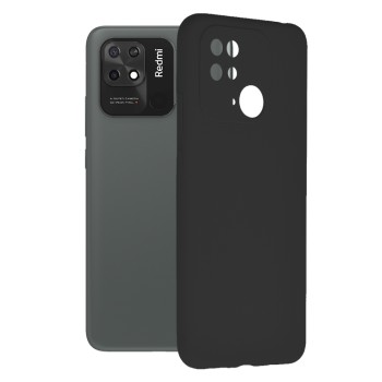 Husa pentru Xiaomi Redmi 10C - Techsuit Soft Edge Silicone - Black