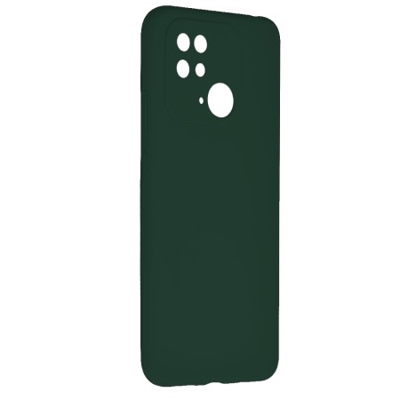 Husa pentru Xiaomi Redmi 10C - Techsuit Soft Edge Silicone - Dark Green