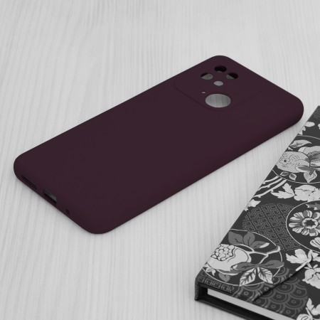 Husa pentru Xiaomi Redmi 10C - Techsuit Soft Edge Silicone - Plum Violet
