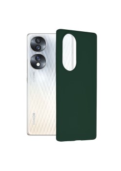 Husa pentru Honor 70 - Techsuit Soft Edge Silicone - Dark Green