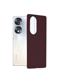 Husa pentru Honor 70 - Techsuit Soft Edge Silicone - Plum Violet