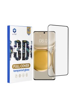 Folie pentru Huawei P50 Pro - Lito 3D Full Cover Super Thin Glass - Black