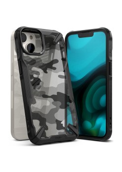 Husa pentru iPhone 14 - Ringke Fusion X Design - Camo Black