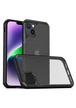 Husa pentru iPhone 14 Plus - Techsuit Carbon Fuse - Black