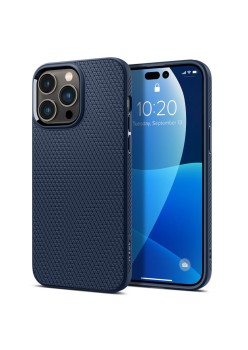 Husa pentru iPhone 14 Pro - Spigen Liquid Air - Navy Blue