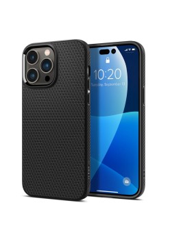 Husa pentru iPhone 14 Pro Max - Spigen Liquid Air - Matte Black