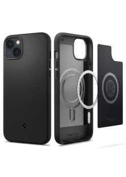 Husa pentru iPhone 14 - Spigen Mag Armor - Matte Black
