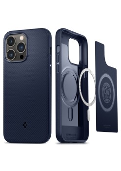 Husa pentru iPhone 14 Pro - Spigen Mag Armor - Navy Blue