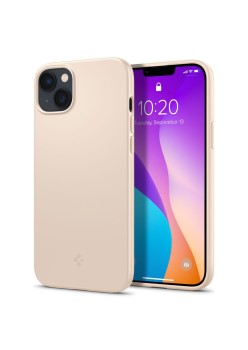 Husa pentru iPhone 14 - Spigen Thin Fit - Sand Beige