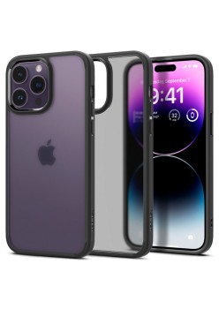 Husa pentru iPhone 14 Pro - Spigen Ultra Hybrid - Frost Black