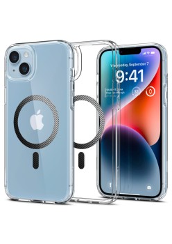 Husa pentru iPhone 14 - Spigen Ultra Hybrid MagSafe - Carbon Fiber