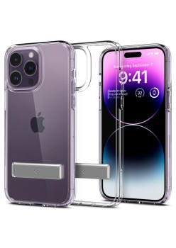 Husa pentru iPhone 14 Pro - Spigen Ultra Hybrid S - Crystal Clear