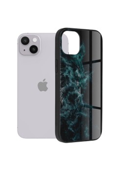 Husa pentru iPhone 14 Plus - Techsuit Glaze Series - Blue Nebula