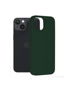 Husa pentru iPhone 14 - Techsuit Soft Edge Silicone - Dark Green