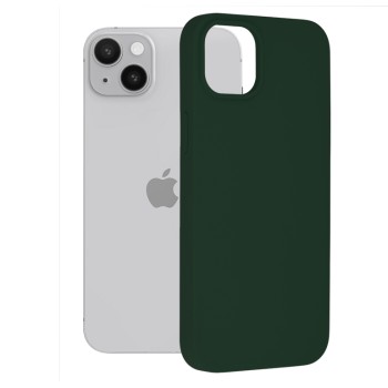 Husa pentru iPhone 14 Plus - Techsuit Soft Edge Silicone - Dark Green