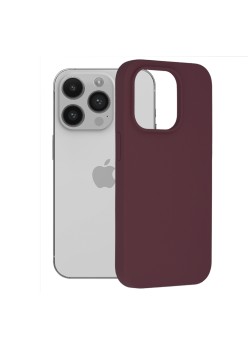 Husa pentru iPhone 14 Pro - Techsuit Soft Edge Silicone - Plum Violet