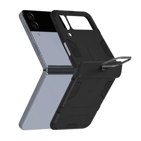 Husa pentru Samsung Galaxy Z Flip4 - Techsuit Silicone Shield - Black