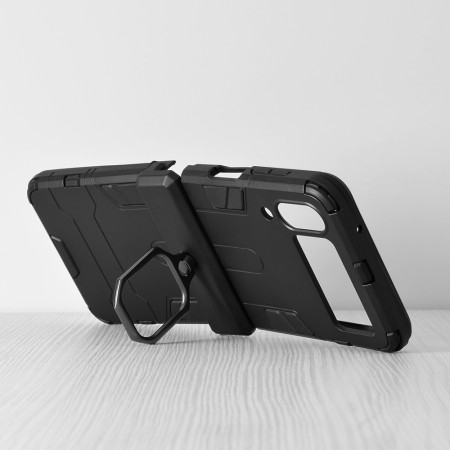 Husa pentru Samsung Galaxy Z Flip4 - Techsuit Silicone Shield - Black