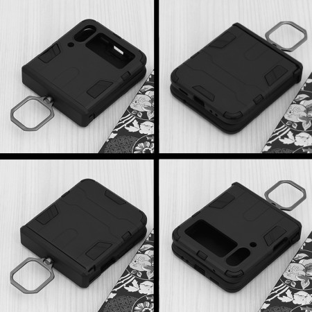 Husa pentru Samsung Galaxy Z Flip4 - Techsuit Silicone Shield - Black