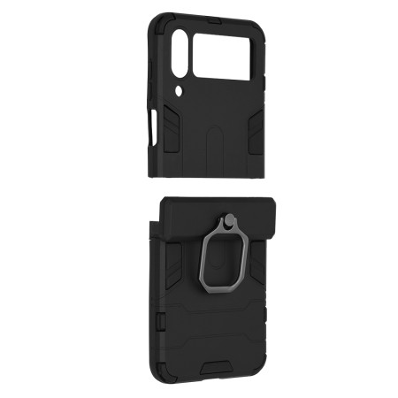Husa pentru Samsung Galaxy Z Flip4 - Techsuit Silicone Shield - Black