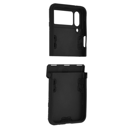 Husa pentru Samsung Galaxy Z Flip4 - Techsuit Silicone Shield - Black
