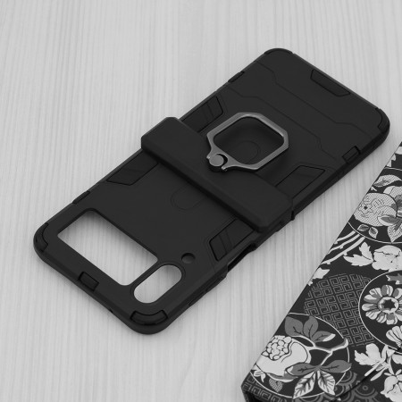 Husa pentru Samsung Galaxy Z Flip4 - Techsuit Silicone Shield - Black