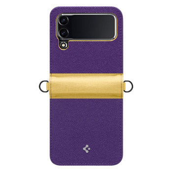 Husa pentru Samsung Galaxy Z Flip4 Spigen Compoty, Pansy