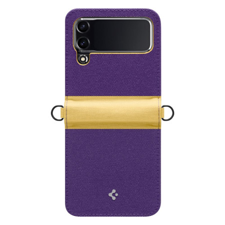 Husa pentru Samsung Galaxy Z Flip4 Spigen Compoty, Pansy