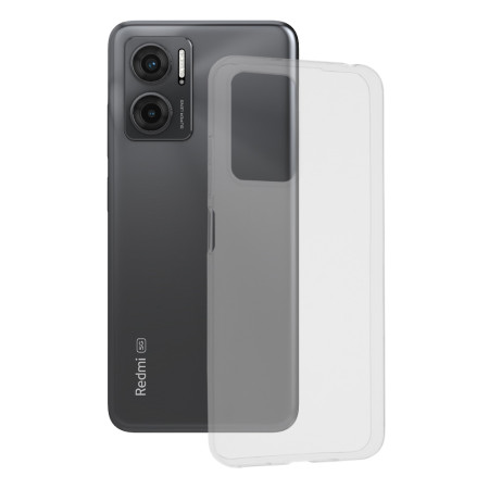 Husa Silicon compatibila Xiaomi Redmi 10 5G, Pastreaza Originalitatea, Luxury, Transparent 