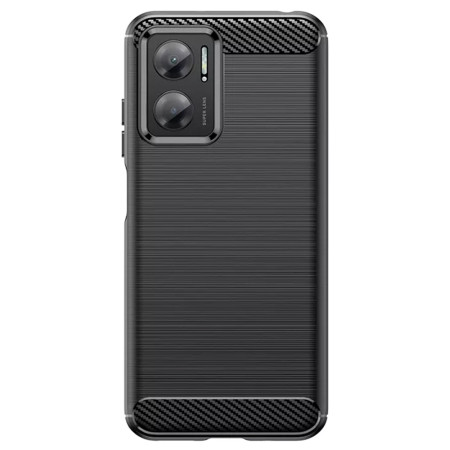 Husa Carbon compatibila Xiaomi Redmi 10 5G Protect Anti-Soc, Negru