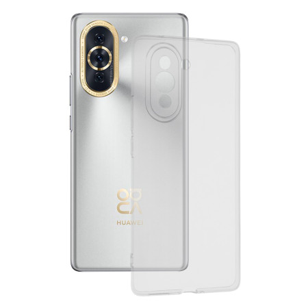 Husa Silicon compatibila Huawei nova 10, Pastreaza Originalitatea, Transparent 