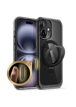 Husa pentru iPhone 16 - Supcase Unicorn Beetle MagStand - Frost Black