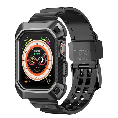 Husa pentru Apple Watch 10 46mm + Curea - Supcase Unicorn Beetle Pro - Black