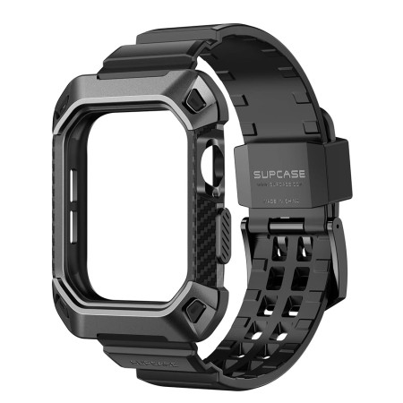 Husa pentru Apple Watch 10 46mm + Curea - Supcase Unicorn Beetle Pro - Black