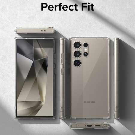 Husa pentru Samsung Galaxy S24 Ultra Ringke Fusion, Clear